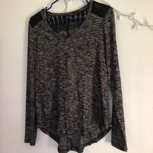 Long sleeved black shirt